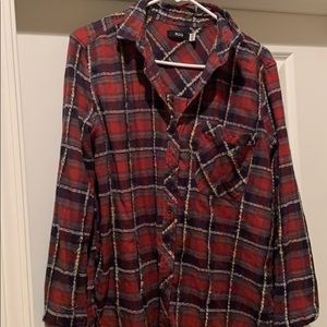 Orange/red Urban Outfitters flannel